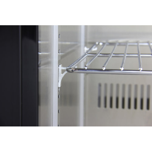 Kegco Silver/ Black Dual Tap Freestanding Kegerator with Door Lock and Adjustable Temperature